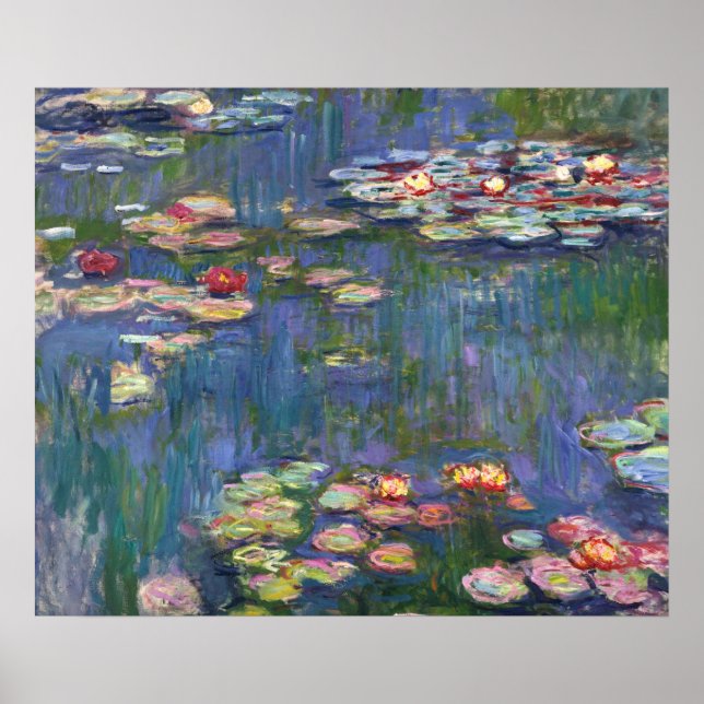 2692-Claude Monet-Waterlilies Poster (Front)