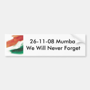 26/11 Mumbai Bumper Sticker