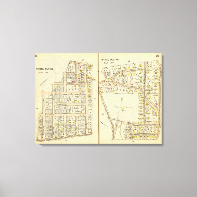 26-27 White Plains Canvas Print (Front)