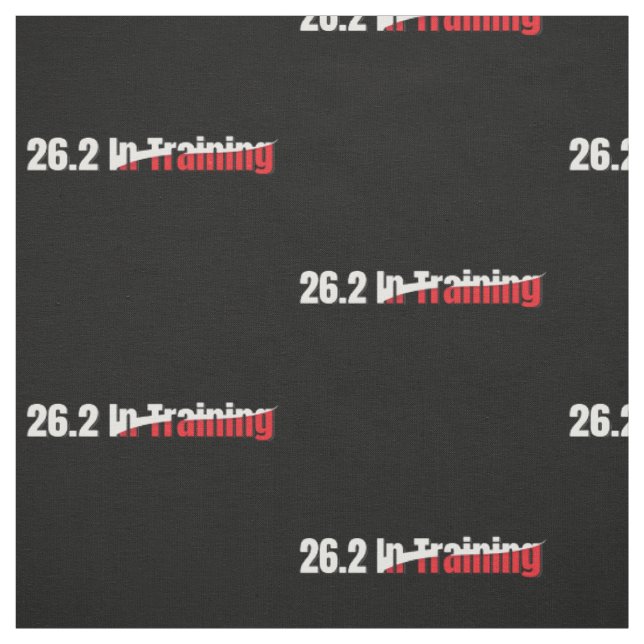 26.2 in Training Artistic Marathon Running Fabric (Swatch)