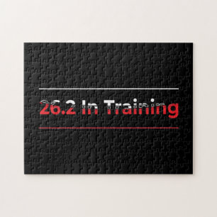 26.2 in Training Artistic Marathon Running Jigsaw Puzzle