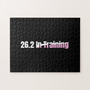 26.2 in Training - Girls Marathon Running Jigsaw Puzzle