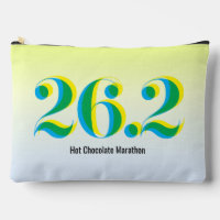 26.2 Marathon Running Bold Blue Yellow Text