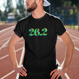 26.2 Marathon Running Bold Men's T-Shirt