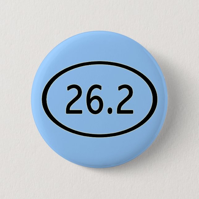 26.2 Miles Button (Front)