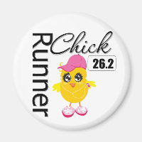 26.2 Miles Marathon Runner Chick