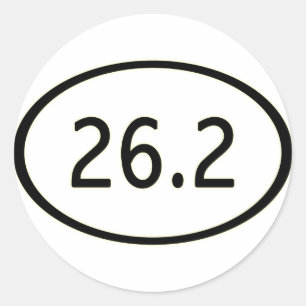 26.2 Miles Sticker