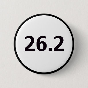 26.2 round 6 cm round badge