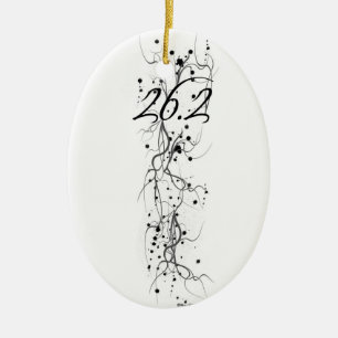 26.2 Splatter Ceramic Tree Decoration