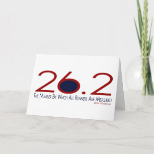 26.2 The Number Congratulations Card