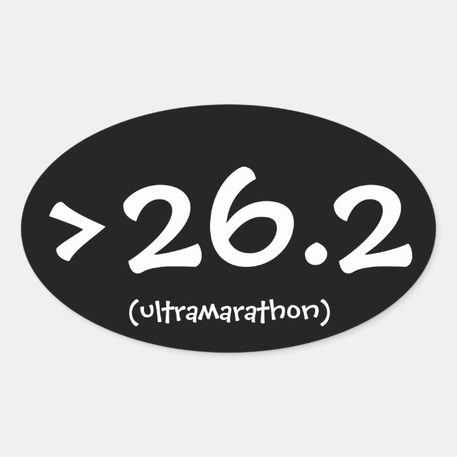 >26.2 (ultramarathon) sticker (Front)