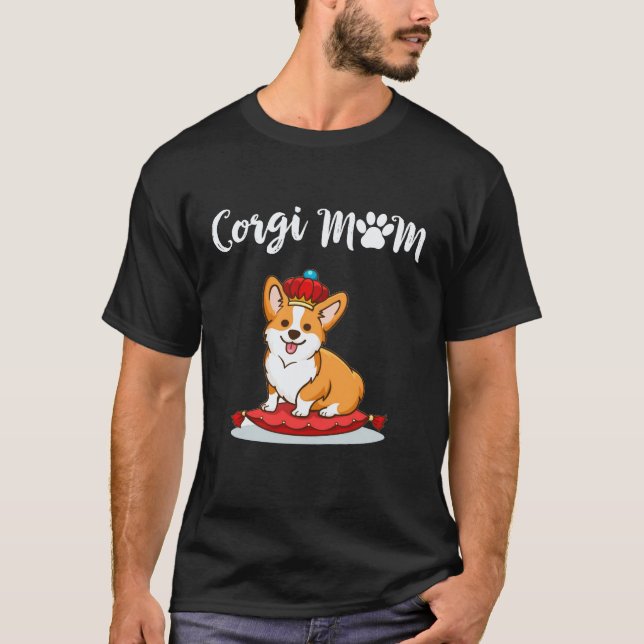 26 Corgi Mum Corgi T-Shirt (Front)