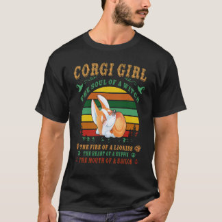 26 Corgi The Soul Of A Witch Corgi T-Shirt