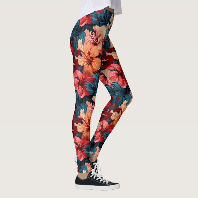 #26 Floral Pattern Leggings (Right)