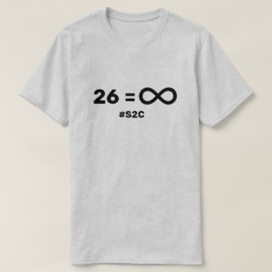 26 letters, Infinite Possibilities T-Shirt