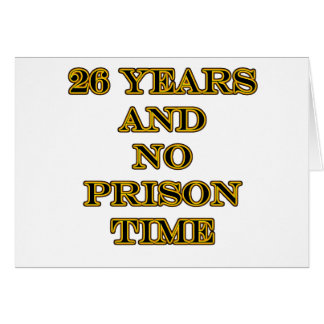 26 No prison time