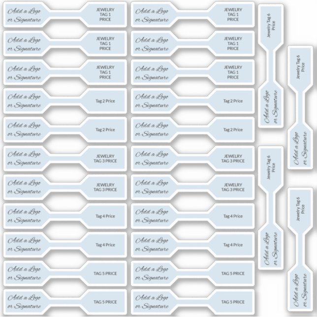 26 Signature Series Pastel Blue Jewellery Price Ta (Front)