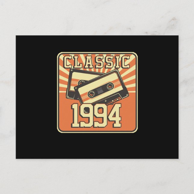 26 th Birthday Gift for Men And Women Born in 1994 Postcard (Front)