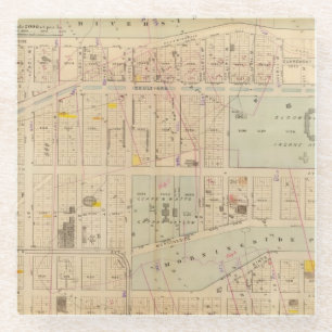 26 Ward 12 Glass Coaster