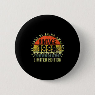 26 Year Old Birthday Gifts For Men December 1999 2 6 Cm Round Badge