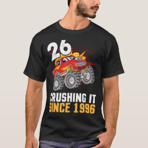 26 Years Old Happy Birthday Trucker Cruising It Si T-Shirt
