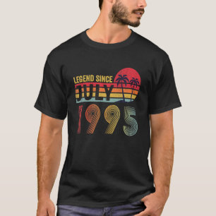 26 Years Old Retro Birthday Gift Legend Since July T-Shirt