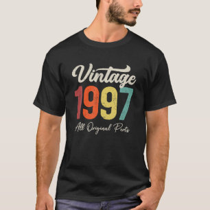 26 Years Old Vintage 1997 26th Birthday Decoration T-Shirt