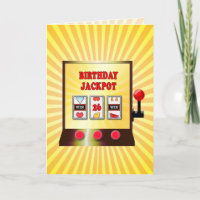 26th birthday slot machine card