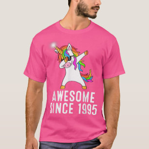 26th birthday, unicorn dab, Awesome since 1995 T-Shirt