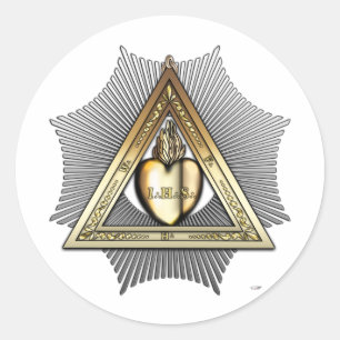 26th Degree: Friend and Brother Eternal Classic Round Sticker