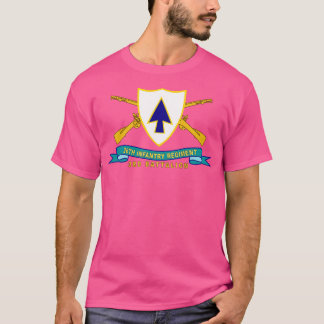 26th Infantry Regiment DUI w Br Ribbon 3rd Bn X T-Shirt