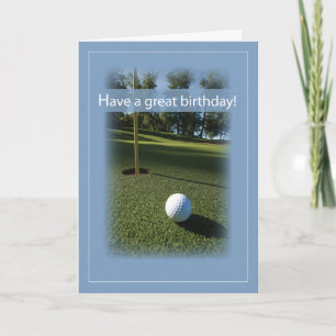 2727 Photo Golf Birthday Card