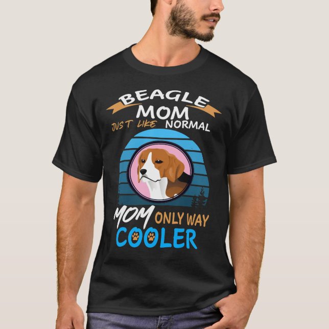 275 Beagle Mum Cooler T-Shirt (Front)