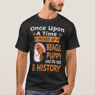 275 One Upon A Time - Beagle Puppy T-Shirt