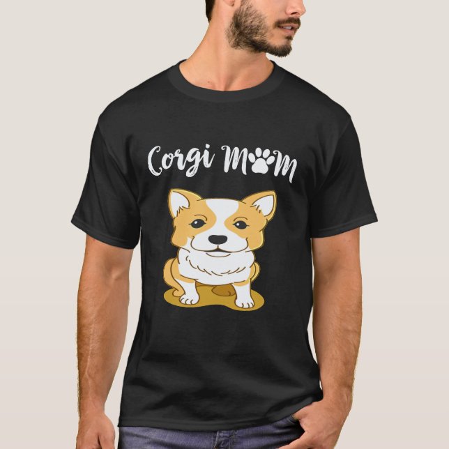 27 Corgi Mum Corgi T-Shirt (Front)