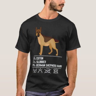 27 Cotton Slobber German Shepherd hair German Shep T-Shirt