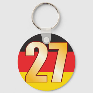 27 GERMANY Gold Key Ring