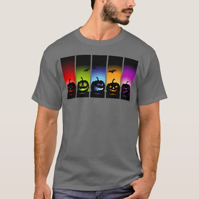 27 Halloween Pumpkin funny T-Shirt (Front)