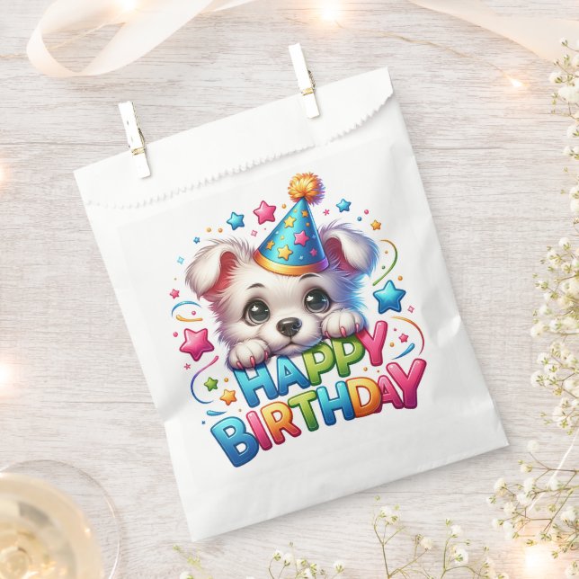 #27  Happy Birthday Favour Bags (Clipped)