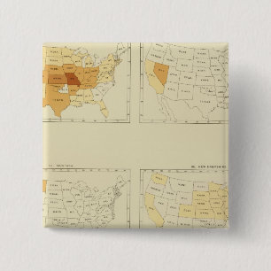 27 Interstate migration 1890 MONJ 15 Cm Square Badge