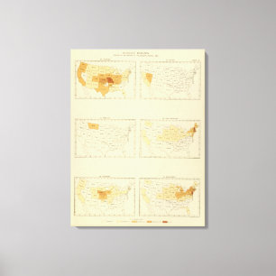 27 Interstate migration 1890 MONJ Canvas Print