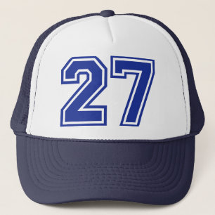 27 - number trucker hat