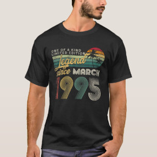 27 Year Old 27Th Birthday Decoration Legend Since T-Shirt