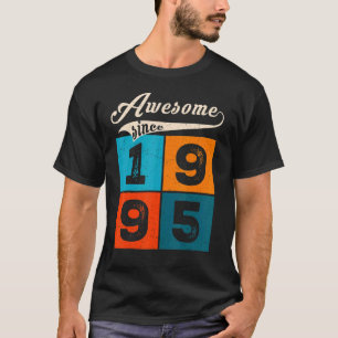 27 Year Old Men Women On Birthday Awesome Since 1 T-Shirt