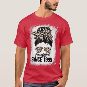 27 Years Old Awesome Since 1995 Leopard 27th Birth T-Shirt