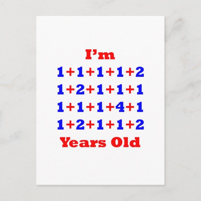 27 Years old! Postcard (Front)