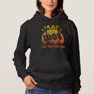 27th Birthday Decorations May 1995 27 Years Old Me Hoodie