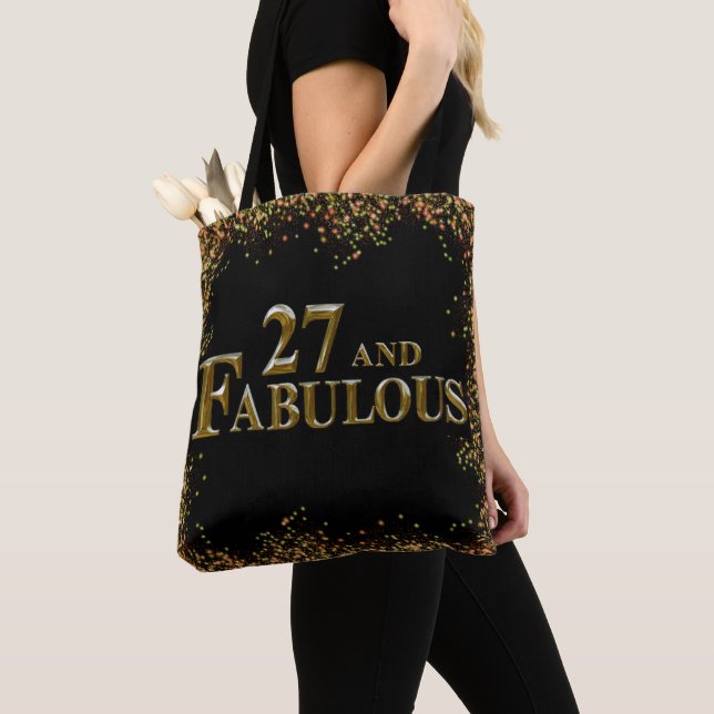 27th  Birthday  Tote Bag (Close Up)