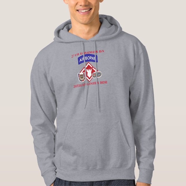 27TH ENGINEER BATTALION 20TH ENGINEER BRIGADE  HOODIE (Front)