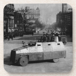 27th March 1917: The armoured vehicle squadron Coaster